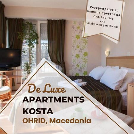 De Lux Apartments Kosta Center Ohrid Exterior photo